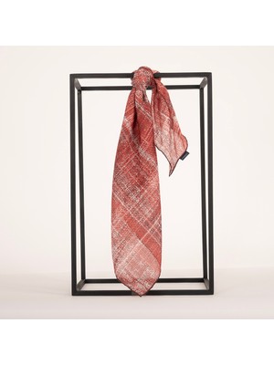 Piramit Naturel Eşarp | Kırçıllı Zemin