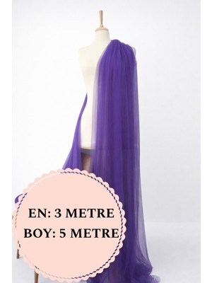 Narin Kumaş Evi Hayal Tül Mor - Parti, Organizasyon, Düğün, Nişan, Kına, Abiye, Doğum Günü, Süsleme Tülü