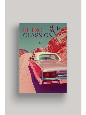 Giftcrea Nostaljik Klasik Otomobil Poster Modelleri - Klasik Seri 3