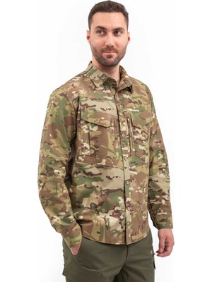 VAV Wear Outdoor Taktik Pamuklu Erkek Gömlek TACTEC01