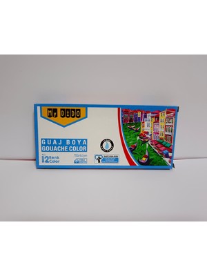 Guaj Boya 12 Renk  Tüp