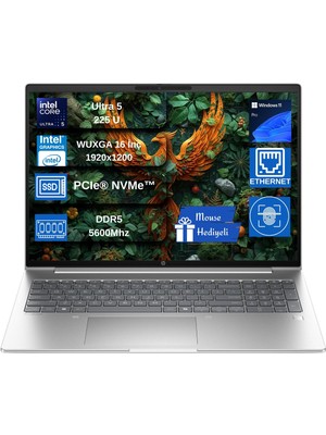 Hp Probook 4 G1I 24GB Ddr5 512GB SSD Intel® Core Ultra 5 225U 16" Wuxga (1920 x 1200) IPS 300 Nits Win 11PRO Taşınabilir Bilgisayar CW0T1ETPCB02