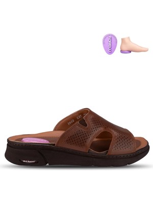 Forelli Hanna-G Kadın Deri Terlik Taba