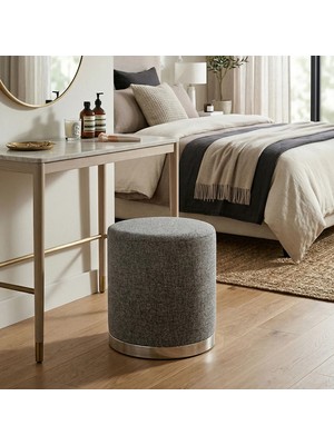 Zem Nora Puf, Gri Silver