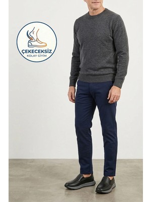 Ziya, Erkek Hakiki Deri Kolay Giyilir Konfor Ayakkabı 15310Z1102 Siyah