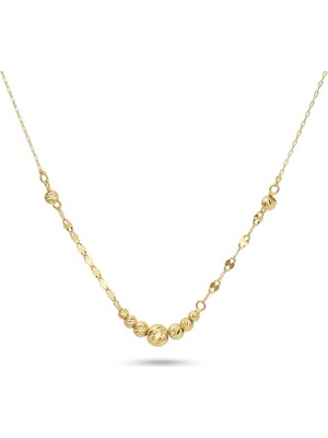 Hakan Mücevherat Dorika 14 Ayar Altın Minimal Kolye