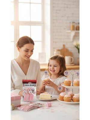 Cadde Süs My Melody Temalı Yeni Nesil Pasta Üstü Karakter Set Süs 10'lu