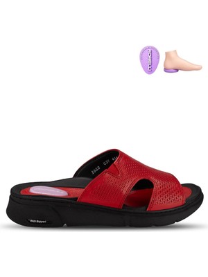 Forelli Hanna-G Kadın Deri Terlik Kırmızı