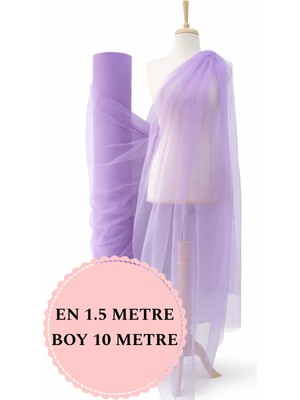 Narin Kumaş Evi Yırtılmaz Hayal Tül Premium Lila - Abiye, Organizasyon, Düğün, Nişan, Kına, Parti, Süsleme Tülü