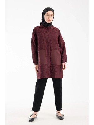 Invee Strata Kısa Kap 7207 Bordo