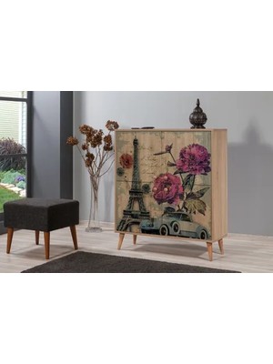 Vivense Multikabin Rose Dolap Ahşap Ayak