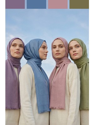 Kamer Scarf Pure Line Serisi Pamuk Konfor Şal 4lü Paket