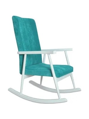 Vivense Trend Sallanan Sandalye, Turkuaz, Ahşap, Lake Ayak