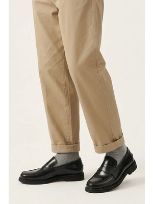 Ziya, Erkek Hakiki Deri Ayakkabı 153745Z300062 Siyah