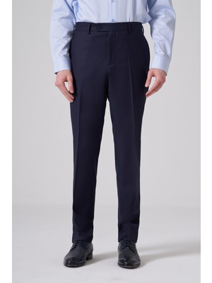 Morven  Erkek Koyu Lacivert Basic Slim Ft Pantolon