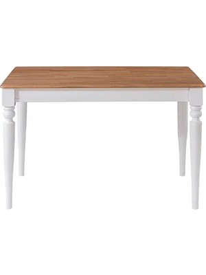 Vivense Bosna Mutfak Masası, Ceviz Beyaz, 80X120