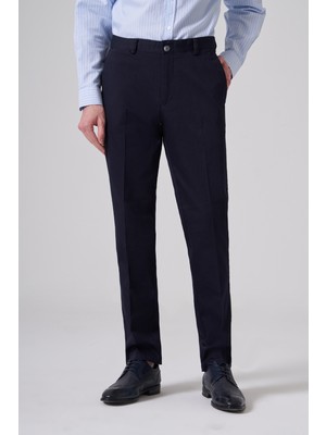 Morven  Erkek Lacivert Pamuk Trend Dynamic Fit Chino Pantolon