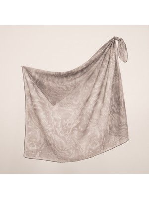 Piramit Naturel Eşarp | Rugan Desen