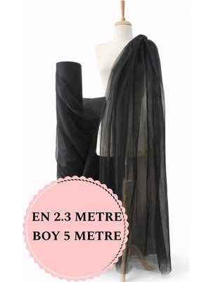 Narin Kumaş Evi Hayal Tül Siyah - Parti, Organizasyon, Düğün, Nişan, Abiye, Doğum Günü, Süsleme Tülü