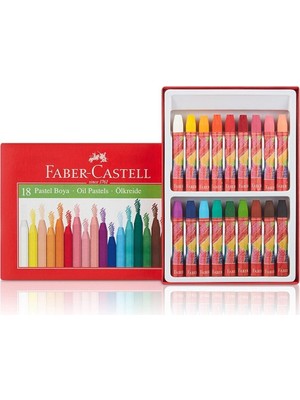 Pastel Boya 18 Li  Renk Büyük Boy