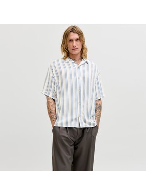 Jack & Jones Erkek Resort Yaka Çizgili Gömlek - Jeff