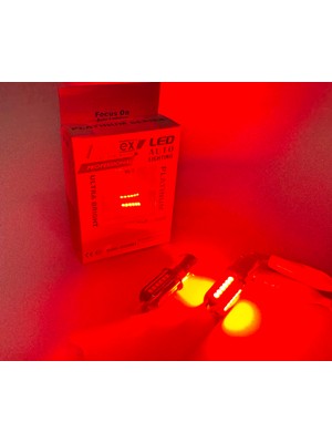 Femex Platinum P21W Kırmızı 1157 BAY15D Çit Duy LED Ampul 3030CHIP 24SMD