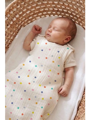 Tuğba Kuğu 4 Kat Müslin 1.2 Tog Bebek Uyku Tulumu (0-18 Ay) - Dotty