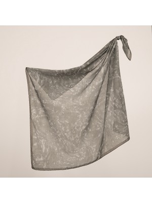 Piramit Naturel Eşarp | Rugan Desen