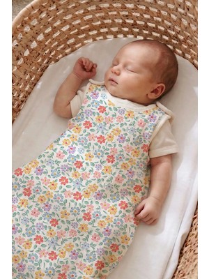 Tuğba Kuğu 4 Kat Müslin 1.2 Tog Bebek Uyku Tulumu (0-18 Ay) - Flower Breeze