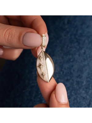 Hakan Mücevherat Tasarım Kuzey Yıldızı 14 Ayar Kolye Ucu