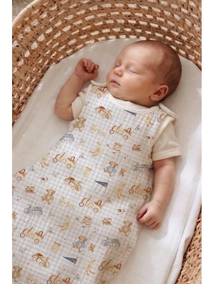 Tuğba Kuğu 4 Kat Müslin 1.2 Tog Bebek Uyku Tulumu (0-18 Ay) - Pureline Series - Cute Baby Toys