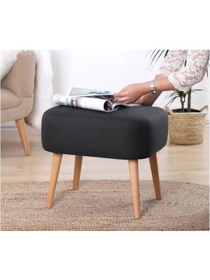 Vivense Parrot Puf, Koyu Gri