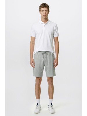 Altınyıldız Classics Pamuklu Rahat Nefes Alabilen 2 Iplik Cepli Örme Standart Fit Normal Kesim Şort