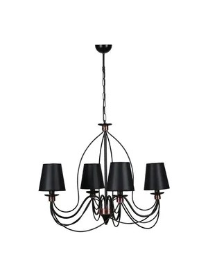 Vivense Lumexx Berfin 4 Lü Siyah Siyah Abajurlu