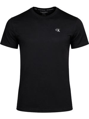 Calvin Klein Calvın Kleın Erkek T-Shırt Upf 40+ CB5HJ101-BLK
