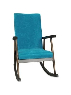 Vivense Trend Sallanan Sandalye, Turkuaz, Ahşap, Ceviz Ayak