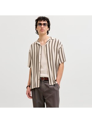 Jack & Jones Erkek Resort Yaka Çizgili Gömlek - Jeff