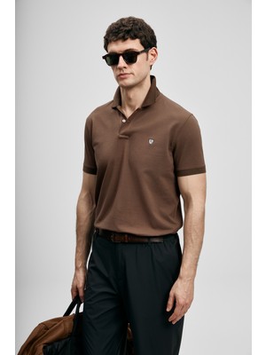 Lufian Laon Smart Erkek Polo Tişört Antrasit