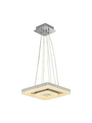 Vivense Özcan Aydınlatma Tekli Katlı Marko Kare Sarkıt Şeffaf