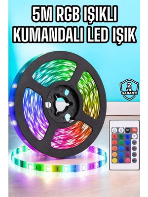5m Rgb Işıklı Her Ortama Uygun LED Işık - Lisinya