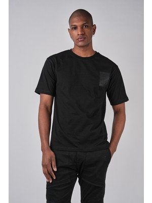 Ex-pent Kısa Kollu Siyah Renkli, Baskılı T-Shirt