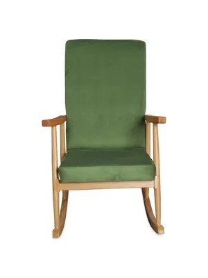 Vivense Trend Sallanan Sandalye, Açık Yeşil, Ahşap, Naturel Ayak