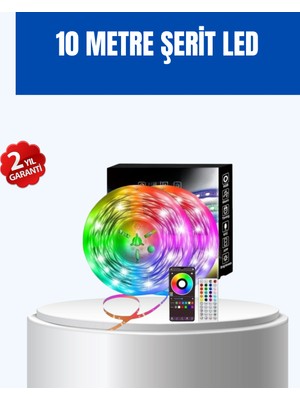 Sese Duyarlı 10M Smart Şerit LED Ios Android Kontrollü Rgb Işık - Lisinya