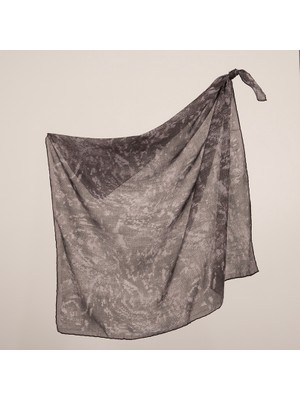 Piramit Naturel Eşarp | Rugan Desen