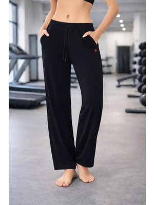 Jiber Yumuşak Dokulu Kumaş Bol Paça Kadın Tek Alt 2716