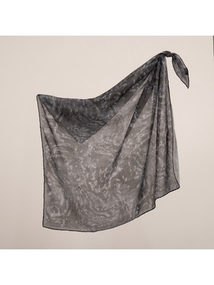 Piramit Naturel Eşarp | Rugan Desen