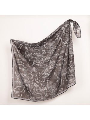 Piramit Naturel Eşarp | Rugan Desen