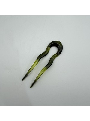 Mare Accessories Şeffaf Yeşil Tonlu Kemik Saç Tokası