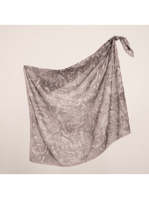 Piramit Naturel Eşarp | Rugan Desen