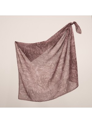 Piramit Naturel Eşarp | Rugan Desen